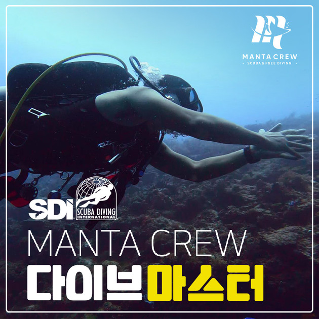[만타크루][서울] SDI 스쿠버다이빙 다이브 마스터 자격증