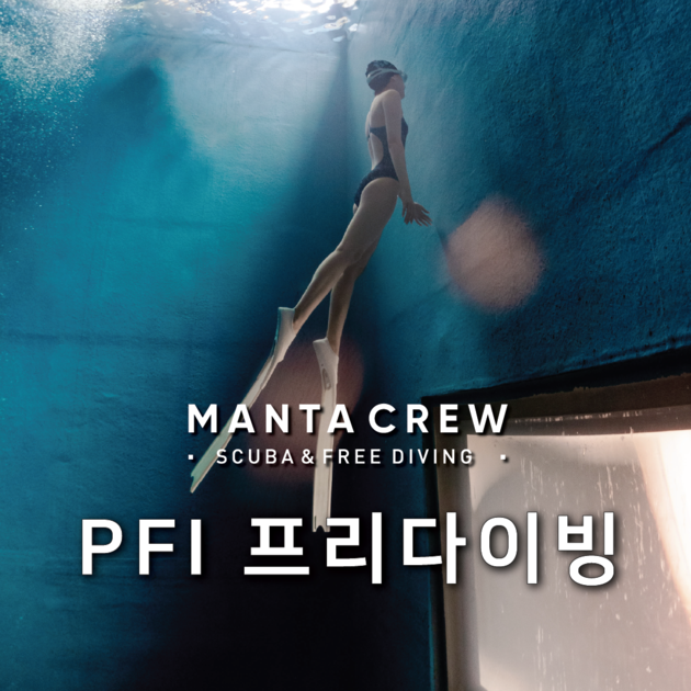 [만타크루][서울] PFI 프리다이빙 레슨권